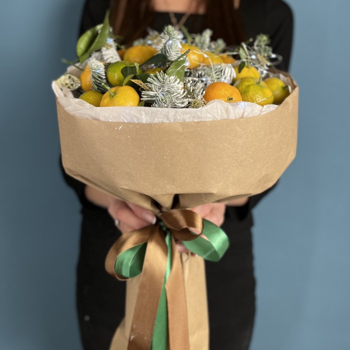 Новогодний букет Мини-мандаринки