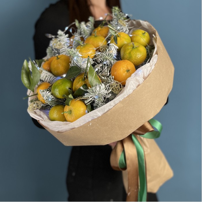 Новогодний букет Мини-мандаринки