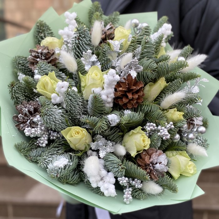 Букет Свежесть Зимы с нобилисом