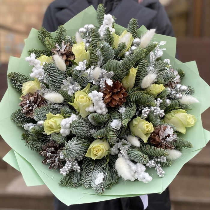 Букет Свежесть Зимы с нобилисом