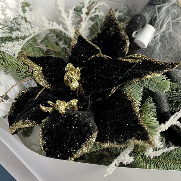 Новогодний букет Домовенок Кузя