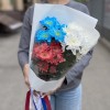 Букет хризантем Люблю Россию