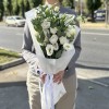 Букет из 11 белых эустом