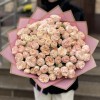 25 персиковых роз Джентл Трендсеттер 50 см