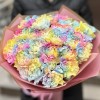 Букет из 25 радужных гвоздик