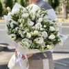 Букет из 35 белых эустом