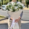 Букет из 35 белых эустом