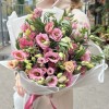 Букет из 35 розовых эустом