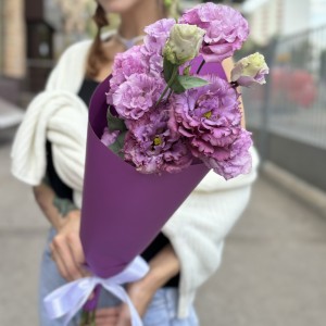 3 лавандовые махровые эустомы 3 лавандовые махровые эустомы