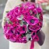 51 малиновый анемон с эвкалиптом