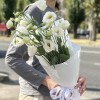 Букет из 5 белых эустом