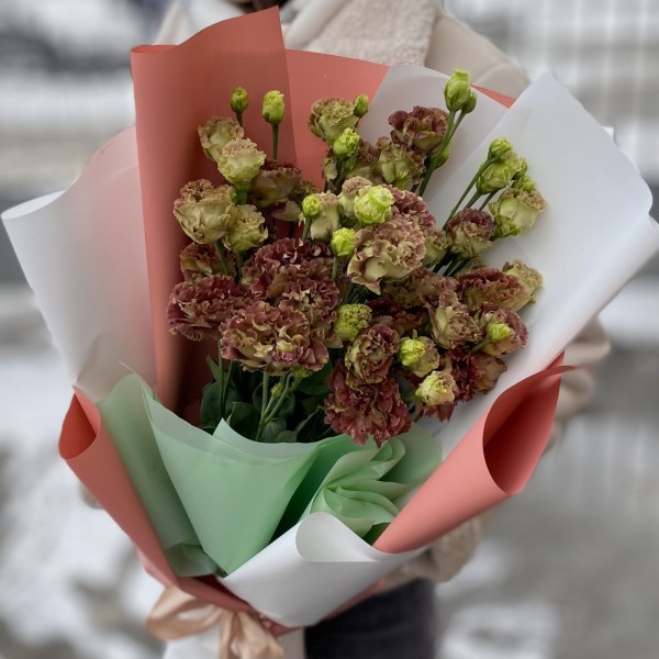 Букет из 5 шоколадных эустом