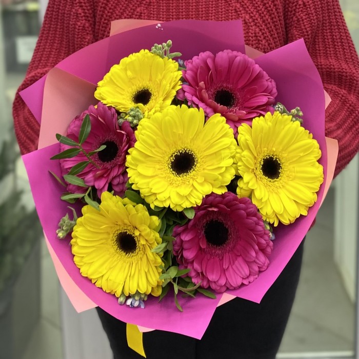 Букет из 7 гербер