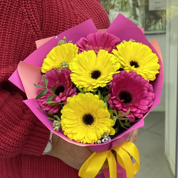 Букет из 7 гербер