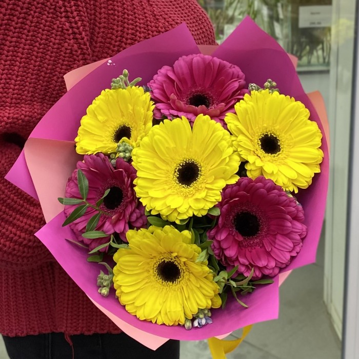 Букет из 7 гербер