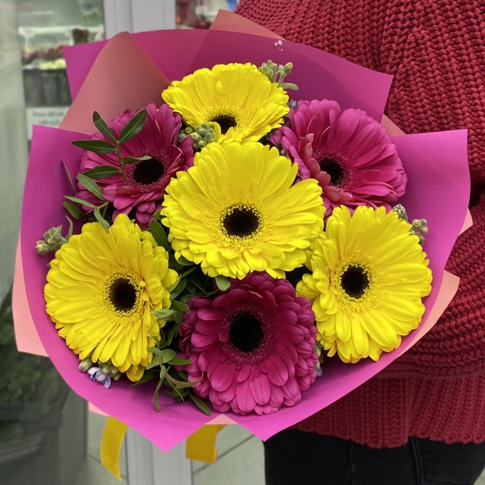 Букет из 7 гербер