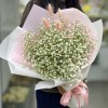 Букет из 7 гипсофил с лагурусом
