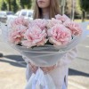 Букет из 9 пышных розовых роз Пинк Мондиаль