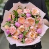 Букет из пионовидных кустовых роз Мечта