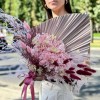 Букет из сухоцветов Розовая Искра