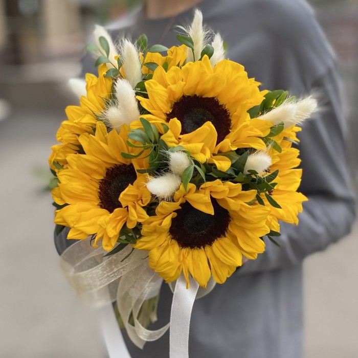 Букет невесты Солнце в ладонях
