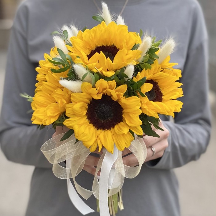 Букет невесты Солнце в ладонях