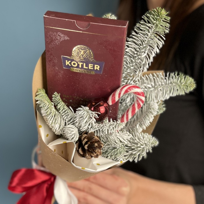 Корпоративный новогодний букет Мини-чудо