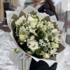 Букет с орхидеями и розами Орхидейная гармония
