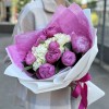 Букет с пионами Флеминг и гортензией