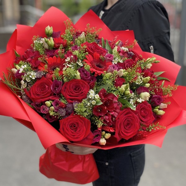 Букет с розами Интрига