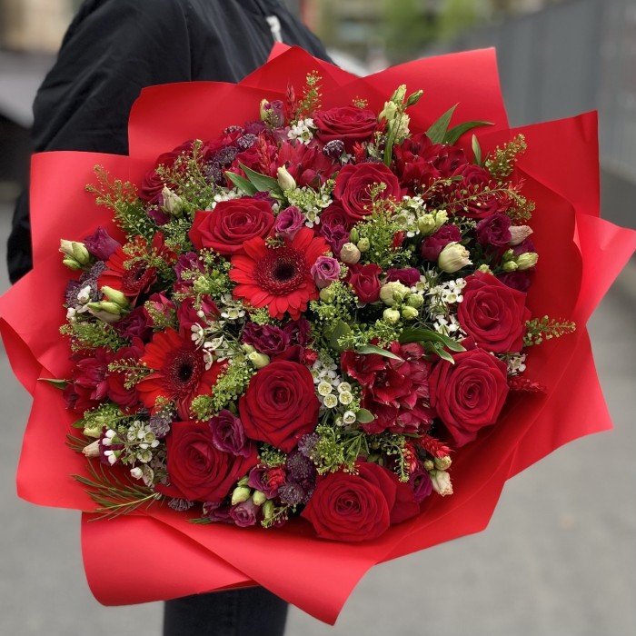 Букет с розами Интрига