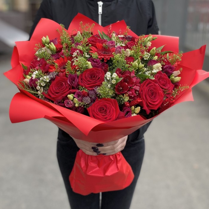 Букет с розами Интрига