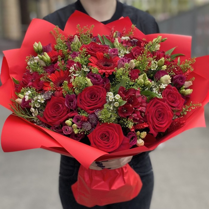 Букет с розами Интрига