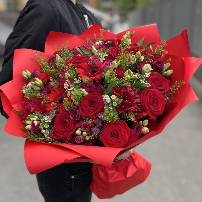 Букет с розами Интрига