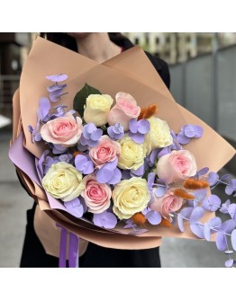 Букет с розами Сладкая Жизнь