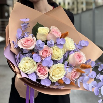 Букет с розами Сладкая Жизнь