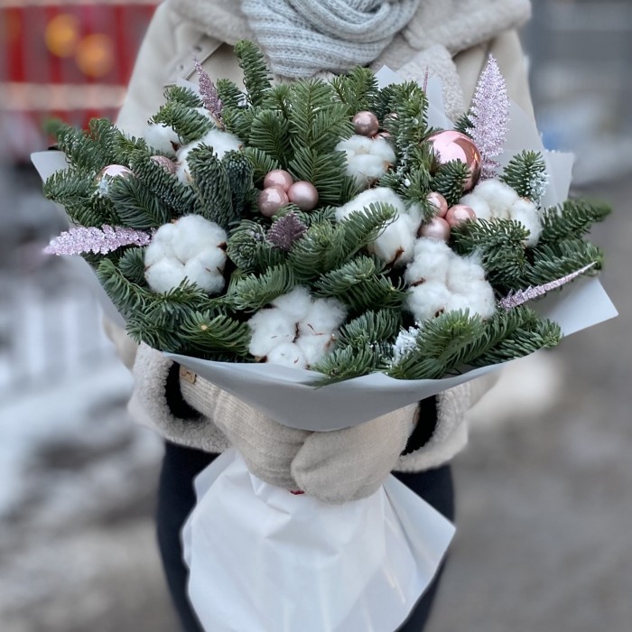 Букет Сказке быть с хлопком и нобилисом
