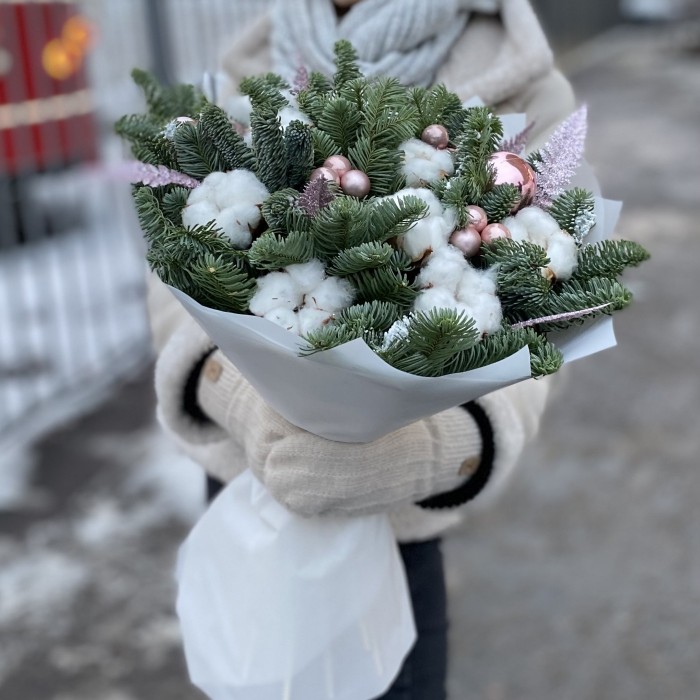 Букет Сказке быть с хлопком и нобилисом