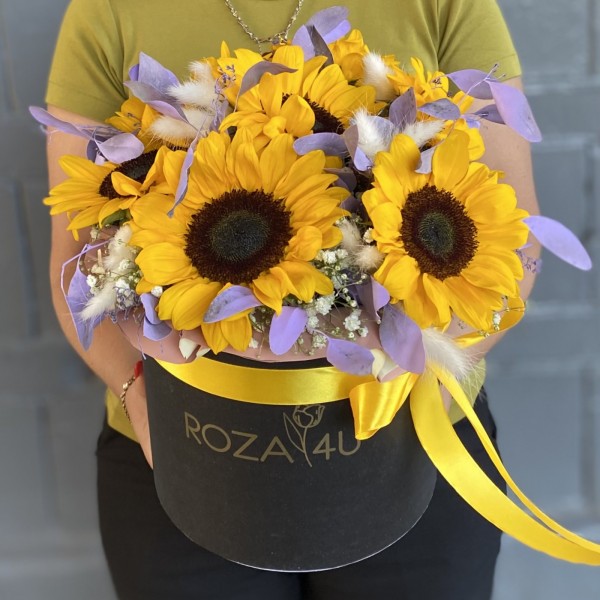 Композиция в коробке Яркие воспоминания