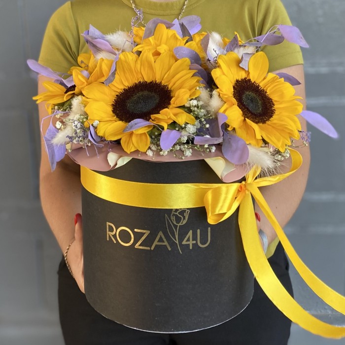 Композиция в коробке Яркие воспоминания