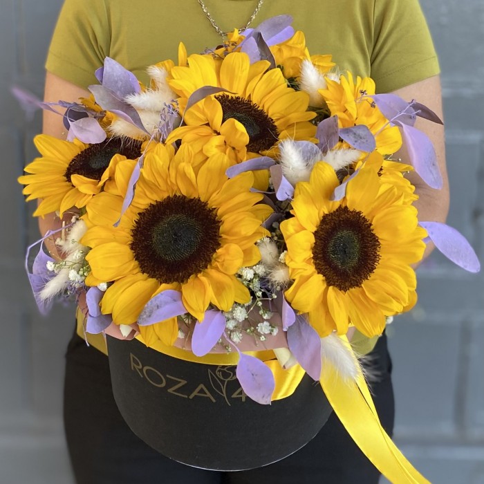 Композиция в коробке Яркие воспоминания