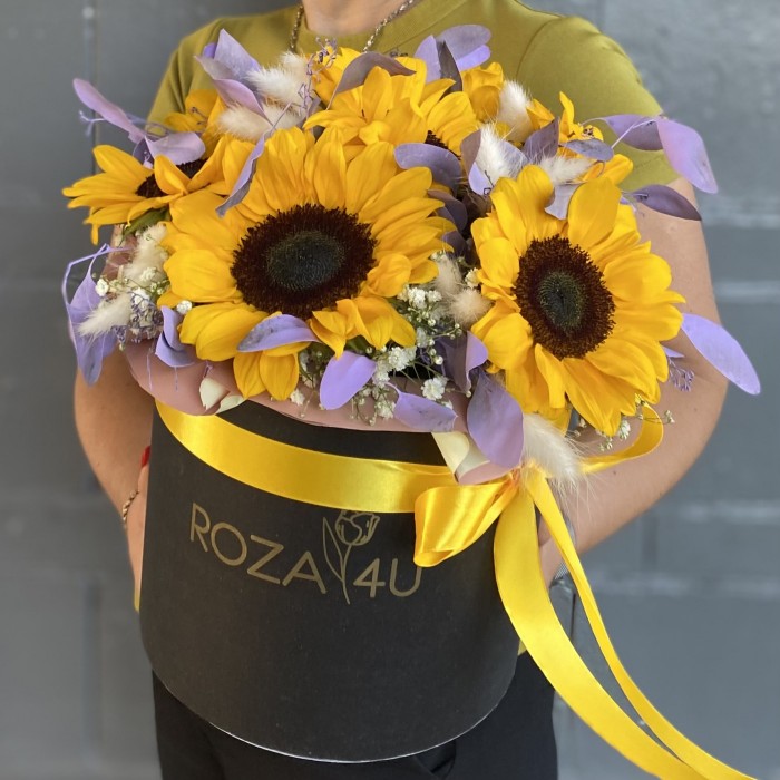 Композиция в коробке Яркие воспоминания