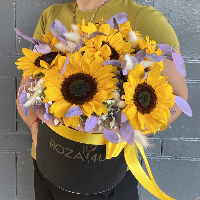 Композиция в коробке Яркие воспоминания