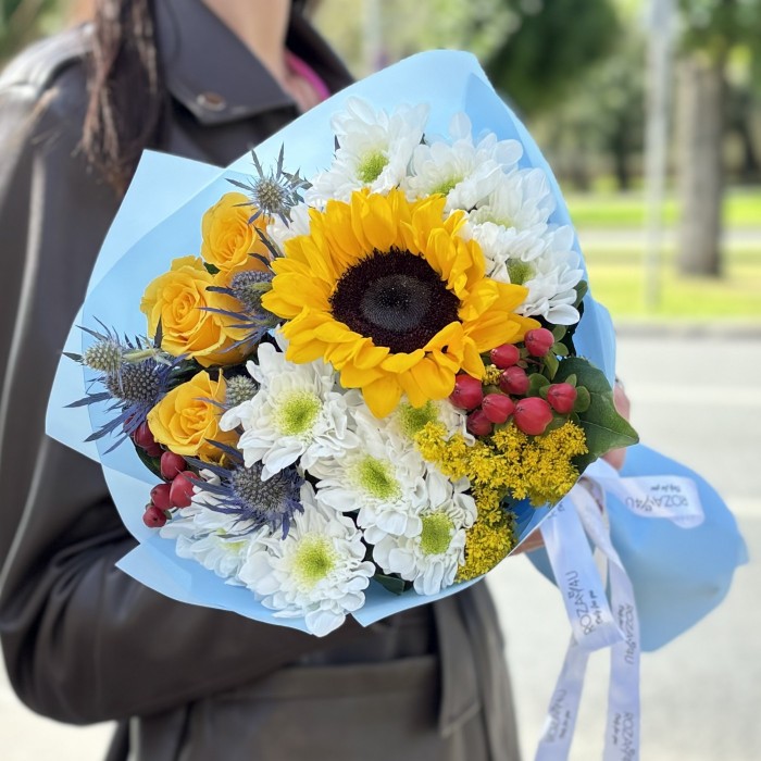 Букет в школу Начало Школьных Занятий
