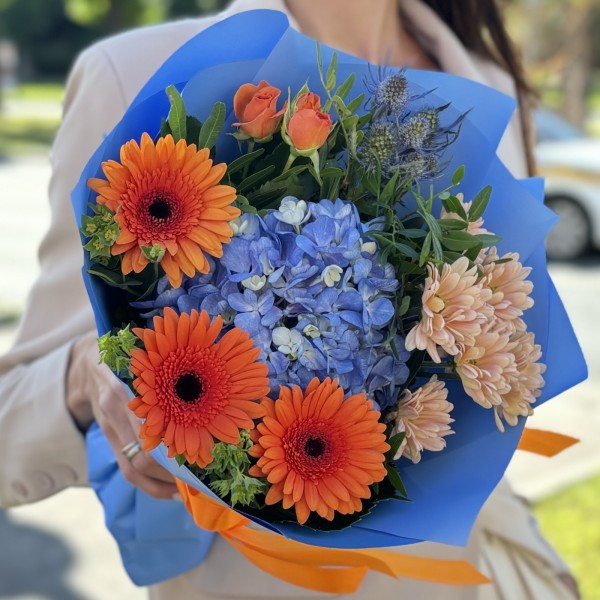 Букет в школу Яркий день