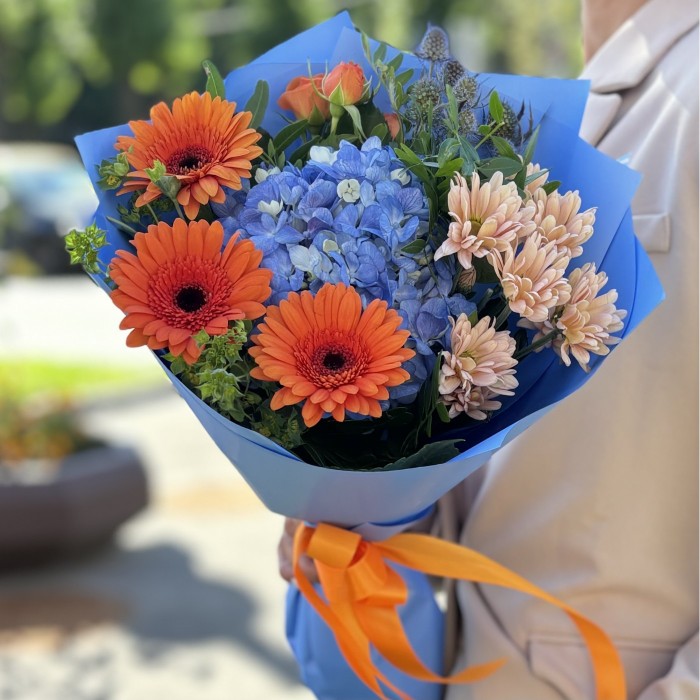 Букет в школу Яркий день