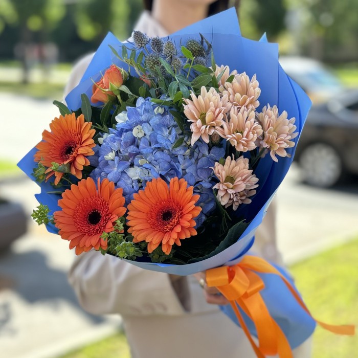 Букет в школу Яркий день