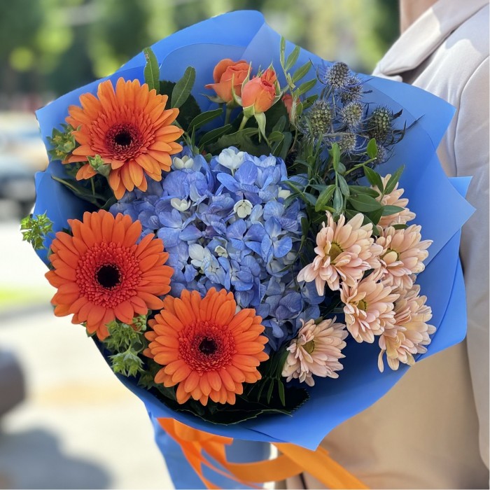 Букет в школу Яркий день