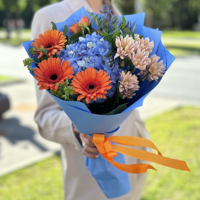 Букет в школу Яркий день