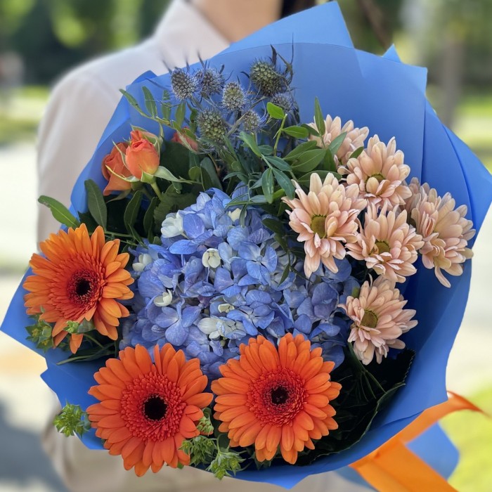 Букет в школу Яркий день